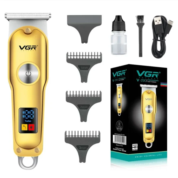 سری ها و جعبه ماشین اصلاح موی سر و صورت وی جی ار مدل V-290