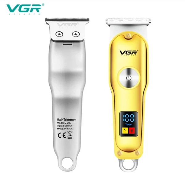 پشت ماشین اصلاح موی سر و صورت وی جی ار مدل V-290