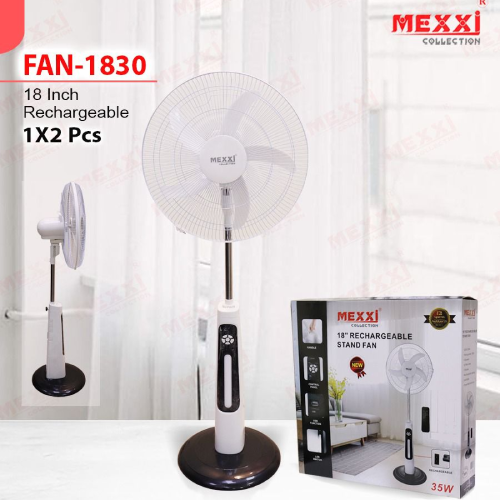پنکه ایستاده شارژی مکسی 35 وات مدل FAN-1830