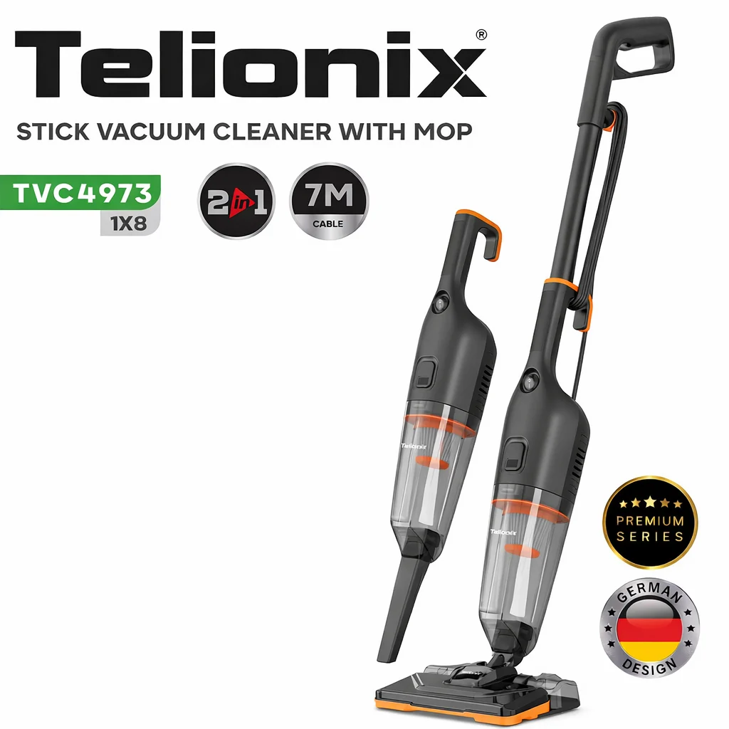 جارو عصایی تلیونیکس مدل TVC4973