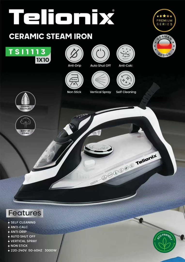 اتو بخار سرامیکی تلیونیکس مدل TSI-1113