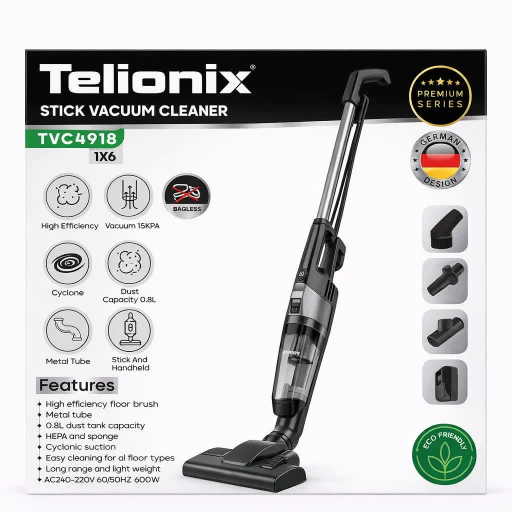 جاروبرقی عصایی تلیونیکس مدل TVC4918